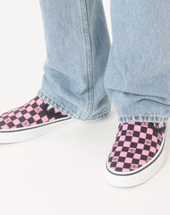 Valentino Garavani And Vans Fabric Slip-On Trainer With VLogo Checkerboard Print