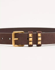 Rockstud Belt In Suede 30 Mm