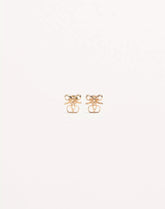 Vlogo Signature Metal Earrings