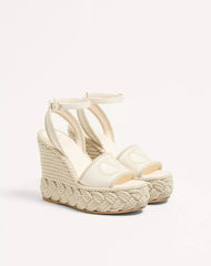 VLogo Torchon Wedge Sandal In Nappa 130Mm