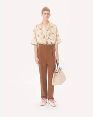 Valentino Trousers In Cotton Gabardine