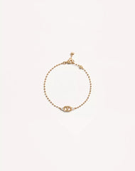 Ovalette Metal And Swarovski® Crystal Bracelet