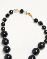 Valentino Coeur Royal Necklace In Metal, Resin, Enamel And Swarovski® Crystals