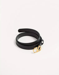 VLogo Signature Belt In Shiny Calfskin 20 Mm