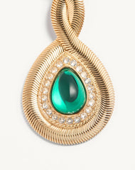 Pas Plus Earrings In Metal, Resin And Swarovski® Crystals