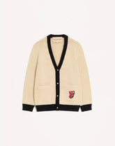 Valentino Wool Cardigan With Embroidered Vg