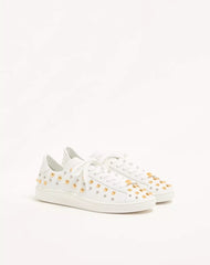 Royco Trainer In Nappa Calfskin With Stud Detail