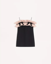 Crepe Couture Short Dress