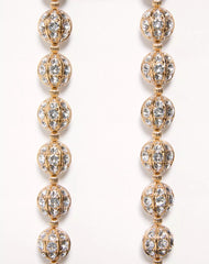 Poetique Des Gouttes Necklace In Metal And Swarovski® Crystals