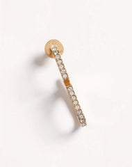 Vlogo Signature Metal And Swarovski® Crystal Earrings