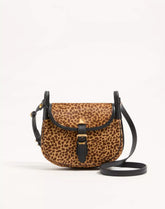 Valentino Garavani Flâneuse Small Shoulder Bag in Pony-Effect Calfskin with Animalier Print