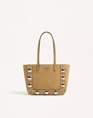 Valentino Garavani Nellcôte Mini Suede Shopping Bag