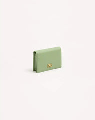 VLogo Signature Grainy Calfskin Wallet