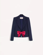 Viscose Jacket With Bow