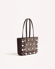 Valentino Garavani Nellcôte Mini Embroidered Shopping Bag