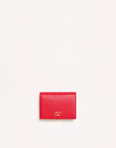 VLogo Signature Grainy Calfskin Wallet