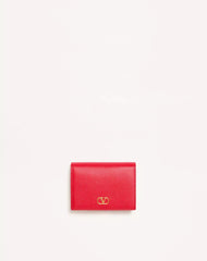 VLogo Signature Grainy Calfskin Wallet