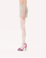 Square Tweed Mini Skirt