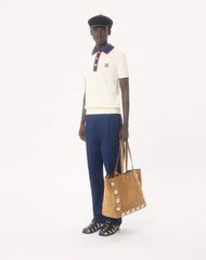 Valentino Trousers In Cotton Gabardine