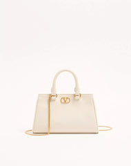 VLogo Signature Mini Bag In Grainy Calfskin