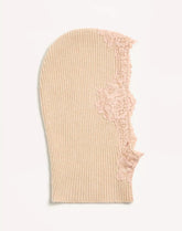 VLogo Signature Cashmere And Lace Hood
