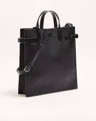 Valentino Garavani Antibes Medium Tote Bag In Grained Leather
