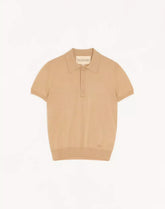 Valentino Wool Polo With VLogo Embroidery