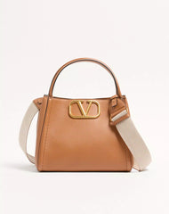Valentino Garavani Alltime Medium Handbag In Grainy Calfskin