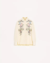 Embroidered Linen Shirt