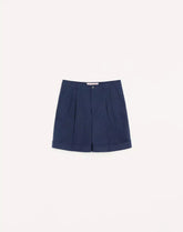 Valentino linen cuffed bermuda shorts