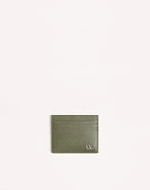 Valentino Garavani VLogo Signature Cardholder In Grainy Calfskin