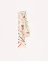 Papier Floreal Silk Bandeau Scarf