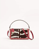 Valentino Garavani Rockstud Small Crossbody Bag In Pony-Effect Calfskin