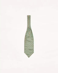 Silk Ascot with Pointy Motif