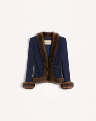 Wool Crepe Jacket