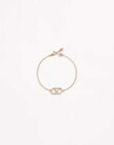 Vlogo Signature Bracelet In Metal And Swarovski® Crystals