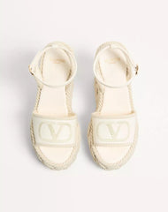 VLogo Torchon Wedge Sandal In Nappa 130Mm