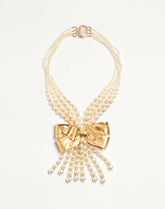 Trop Chou Necklace In Metal, Enamel, Pearls And Crystals