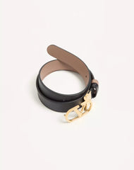 VLogo Signature Reversible Shiny Calfskin Belt - 30Mm / 1.2 In.