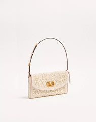 Valentino Garavani Devain Small Shoulder Bag With Pearls And Rhinestones