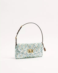 Valentino Garavani Devain Small Shoulder Bag With Rhombelle Embroidery
