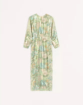 Lurex Long Dress With Après L'Hiver Sanderson Dégradé Print