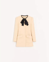 Wool Crepe Caban