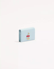 Cherryfic Wallet In Grainy Calfskin