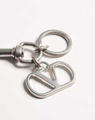 Valentino Garavani VLogo Signature Metal Bag Charm With Key Ring