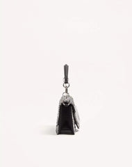 Valentino Garavani Locò Small Embroidered Shoulder Bag With Jewel Logo