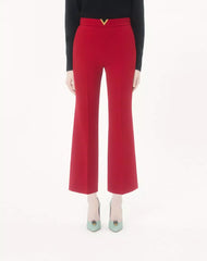Wool Crepe Trousers
