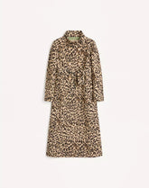 Cloth Coat In Animalier Print