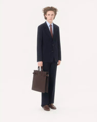 Valentino Single-Breasted Jacket In Natté Wool