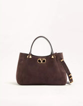 Valentino Garavani Small Shopping Bag in Soft Suede